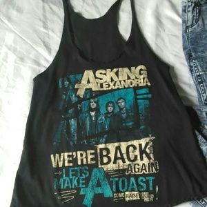 Asking Alexandria racerback tank